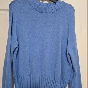 GAP Light Blue Crewneck Women's Sweater
